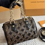 Louis Vuitton Speedy Bandouliere 20 Monogram Canvas Brown 20cm M26314 - Image 8