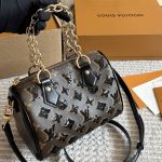 Louis Vuitton Speedy Bandouliere 20 Monogram Canvas Brown 20cm M26314 - Image 3