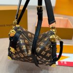 Louis Vuitton Side Trunk MM Monogram Canvas Brown 23cm M27036 - Image 4