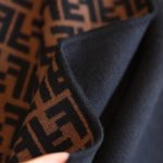 Fendi Junior Cape Black And Logo Reversible Cape Jfq056aklsf1m0t - Image 7