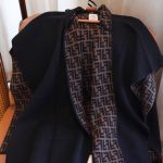 Fendi Junior Cape Black And Logo Reversible Cape Jfq056aklsf1m0t - Image 6