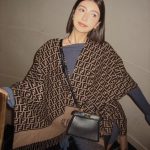 Fendi Poncho Brown Wool And Cashmere Poncho Fxx723aqcwf0qe1 - Image 7