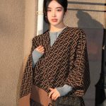 Fendi Poncho Brown Wool And Cashmere Poncho Fxx723aqcwf0qe1 - Image 8