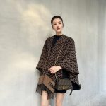 Fendi Poncho Brown Wool And Cashmere Poncho Fxx723aqcwf0qe1 - Image 9