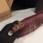 Saint Laurent Toy Puffer In Shiny Leather Burgundy 22Cm 759337Aaffa6593 - Image 7