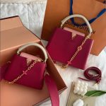 Louis Vuitton Capucines BB Bag Dark Pink 27Cm M20845 - Image 9