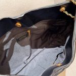 Chanel Shopping Bag Gold Tone Metal Black 38Cm As5740 B22139 94305 - Image 10
