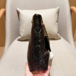 Chanel Shopping Bag Gold Tone Metal Black 38Cm As5740 B22139 94305 - Image 7