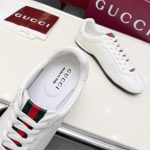 Gucci Men Shift Trainers White Leather 857018 Aafuh 9245 - Image 8