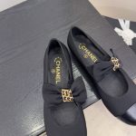 Chanel Mary Janes Grosgrain Black G46811 B22270 94305 - Image 7