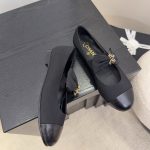 Chanel Mary Janes Grosgrain Black G46811 B22270 94305 - Image 6