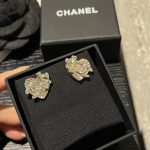 Chanel Cc Crystal Heart Earrings Gold Abg358 B21895 U3549 - Image 5