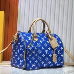 Louis Vuitton Speedy P9 Bandoulière 30 Blue 30Cm M24424 - Image 4