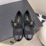 Chanel Mary Janes Grosgrain Black G46811 B22270 94305 - Image 3