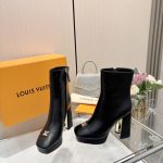 Louis Vuitton Swing Platform Ankle Black 1AICZX - Image 6