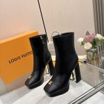 Louis Vuitton Swing Platform Ankle Black 1AICZX - Image 5