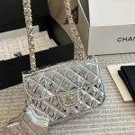 Chanel Mini Flap Bag Star Coin Purse Silver 24Cm As4648 B14873 Nt666 - Image 4