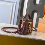 Louis Vuitton Capucines East West Mini Grenat Red 22Cm M25473 - Image 4