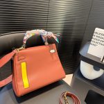 Hermes Colormatic Kelly 25 Retourne Orange 28cm - Image 7