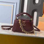 Louis Vuitton Capucines East West Mini Grenat Red 22Cm M25473 - Image 3