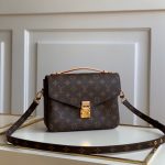 Louis Vuitton Pochette Métis Monogram Canvas Satchel Brown 25cm M44875 - Image 3