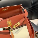 Hermes Colormatic Kelly 25 Retourne Orange 28cm - Image 6