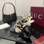 Gucci Women Pump With Crystal Interlocking G Black 852355 Aafsh 8142 - Image 3
