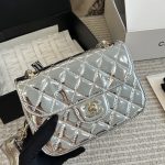 Chanel Mini Flap Bag Star Coin Purse Silver 24Cm As4648 B14873 Nt666 - Image 3