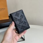Louis Vuitton Pocket Organizer Wallet Black 15Cm M62899 - Image 4