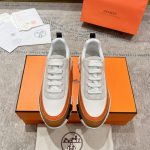 Hermes Bouncing Sneaker White And Brown H242796Zh90400 - Image 3