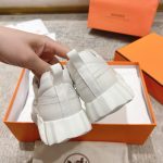Hermes Bouncing Sneaker Light Gray White - Image 4