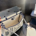 Hermes Herbag 31 Brides De Gala And Blue Indigo Blue Enamel 31cm - Image 9