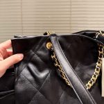 Chanel 25C Shopping Bag Black 33Cm As5315 B19030 10601 - Image 7