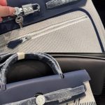 Hermes Herbag 31 Brides De Gala And Blue Indigo Blue Enamel 31cm - Image 6