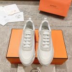 Hermes Bouncing Sneaker Light Gray White - Image 10