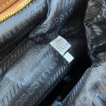 Prada Bonnie Large Suede Handbag Brown 38Cm 1Ba433 2C4S F0401 V Moo - Image 11