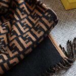 Fendi Poncho Brown Wool And Cashmere Poncho Fxx723aqcwf0qe1 - Image 13