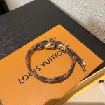 Louis Vuitton Lv Bloom Bracelet Monogram Brown M8416Z - Image 6