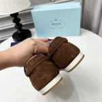 Prada Suede Sneakers Dark Brown 1e152o 054 F0392 F 020 - Image 6