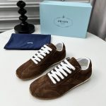 Prada Suede Sneakers Dark Brown 1e152o 054 F0392 F 020 - Image 3