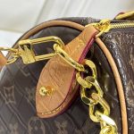 Louis Vuitton Speedy Satchel Bag Monogram Brown 25Cm - Image 7