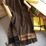Fendi Poncho Brown Wool And Cashmere Poncho Fxx723aqcwf0qe1 - Image 6