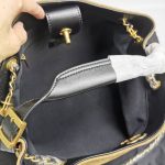 Chanel Shopping Bag Suede Leather Gold Tone Mental Beige And Black 36cm AS5657 B20827 U1536 - Image 7