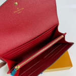 Louis Vuitton Sarah Wallet Monogram Canvas Coquelicot Red 19Cm M62236 - Image 6