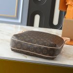 Louis Vuitton Odéon PM Monogram Canvas Shoulder Bag Brown 29cm - Image 6