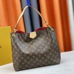 Louis Vuitton Graceful PM Monogram Canvas Red 35Cm - Image 3