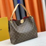 Louis Vuitton Graceful PM Monogram Canvas Red 35Cm - Image 4