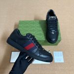 Gucci Men Screener Sneaker Black Leather 798785 AADU0 1074 - Image 3
