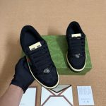 Gucci Women Screener Sneaker Black Leather 840385 FAES7 1059 - Image 6