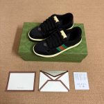 Gucci Women Screener Sneaker Black Leather 840385 FAES7 1059 - Image 8